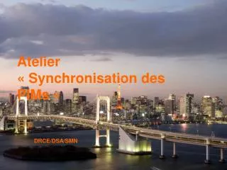 atelier synchronisation des pims