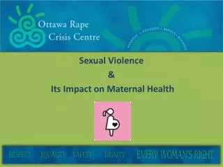 Sex Sexual Violence &amp; Its Impact on Maternal Health