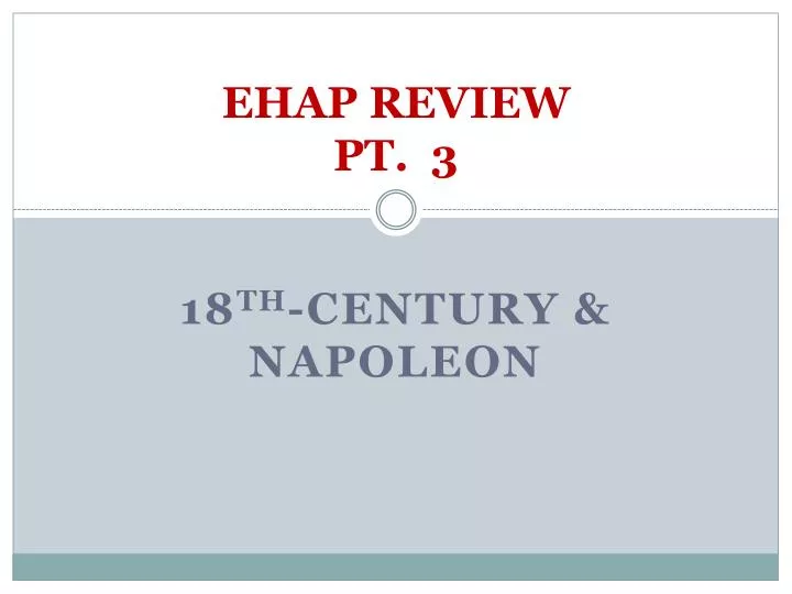 ehap review pt 3