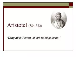 Aristotel (384-322)