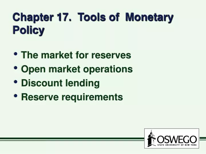chapter 17 tools of monetary policy
