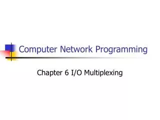 Computer Network Programming