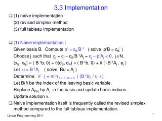 3.3 Implementation