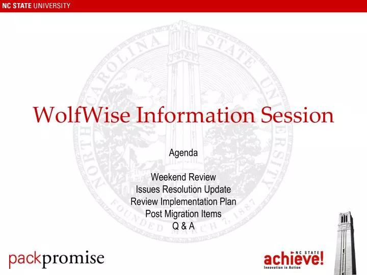 wolfwise information session