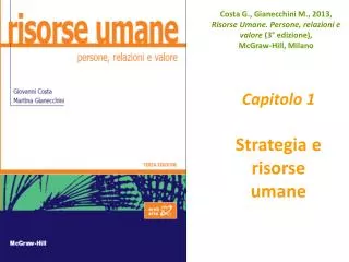 capitolo 1 strategia e risorse umane