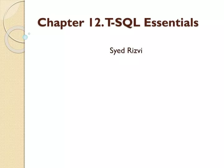 chapter 12 t sql essentials