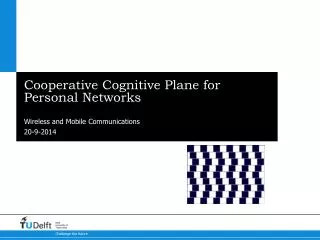Cooperative Cognitive Plane for Personal Networks