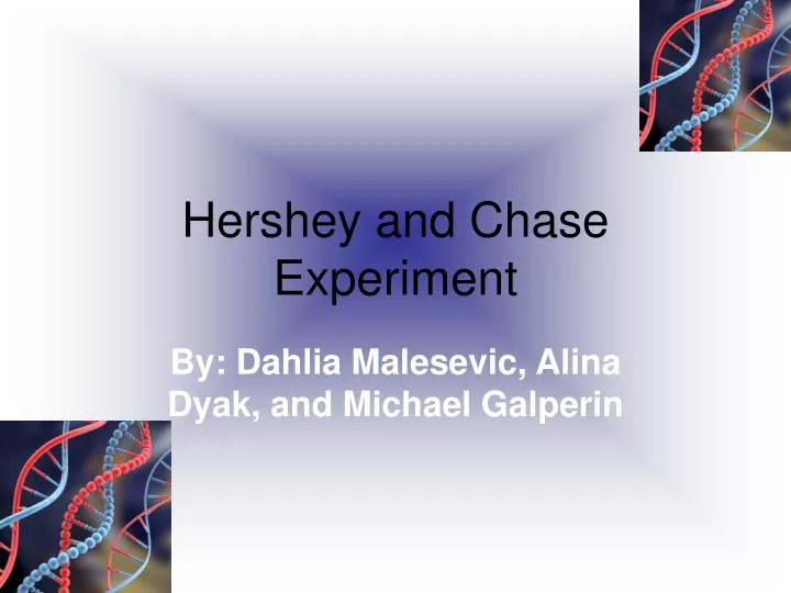 hershey and chase experiment