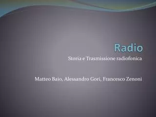 radio
