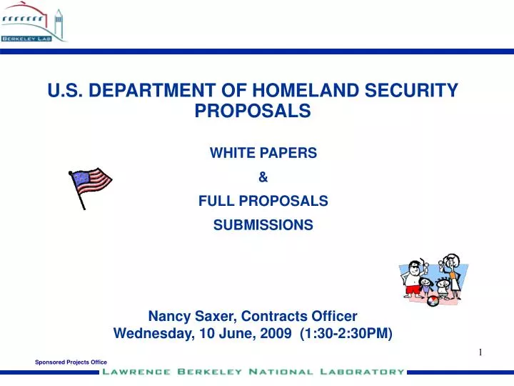u s department of homeland security proposals