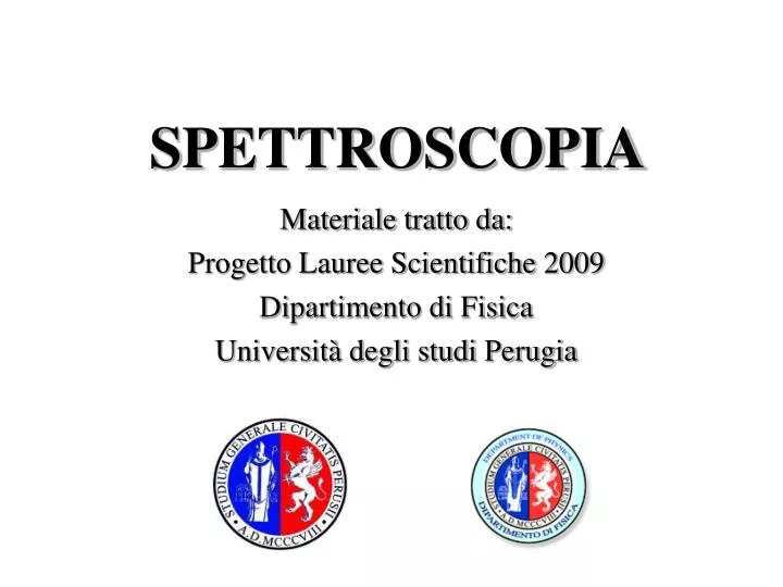 spettroscopia