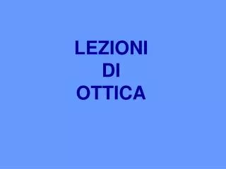 lezioni di ottica