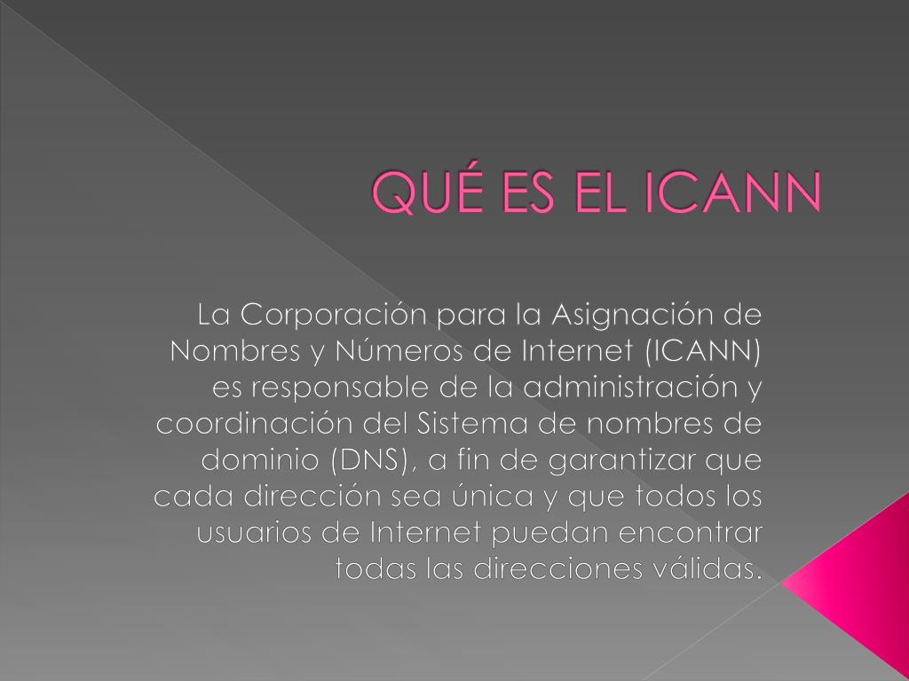 PPT - QUÉ ES EL ICANN PowerPoint Presentation, free download - ID:4626797