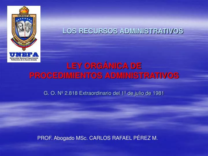 los recursos administrativos