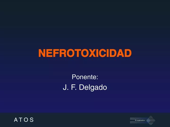 nefrotoxicidad