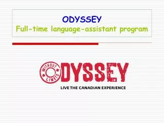 ODYSSEY Full-time language-assistant program