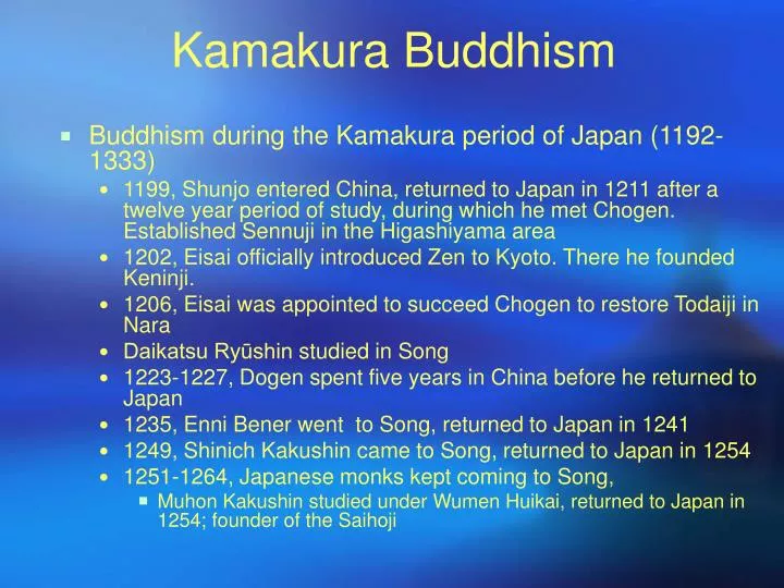 kamakura buddhism