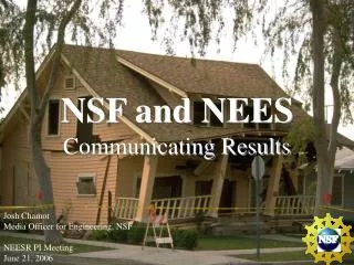 NSF and NEES