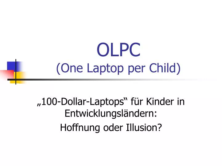 olpc one laptop per child
