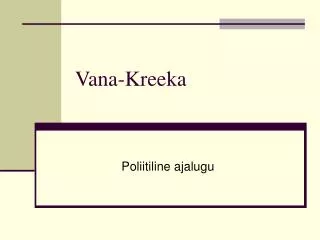 poliitiline ajalugu