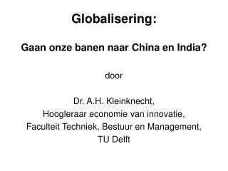globalisering