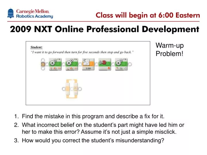 nxt g online professional development classes will begin at 3 30pm edt
