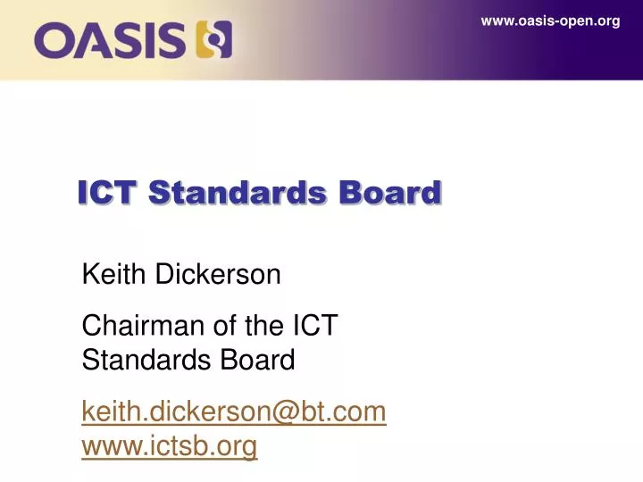 ict standards board