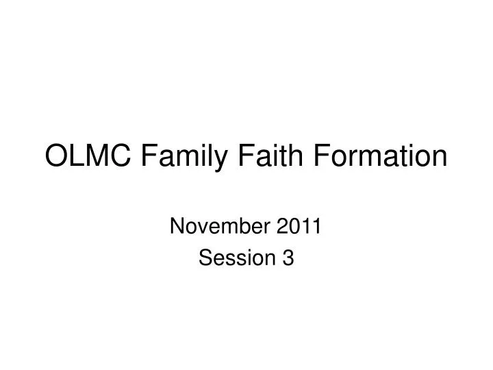olmc family faith formation