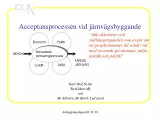 acceptansprocessen vid j rnv gsbyggande