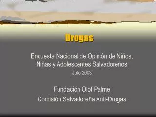drogas