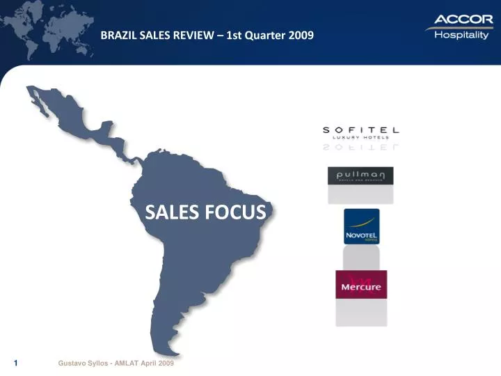brazil sales review 1st quarter 2009