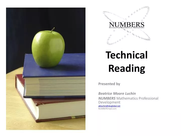 technical reading