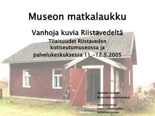 museon matkalaukku