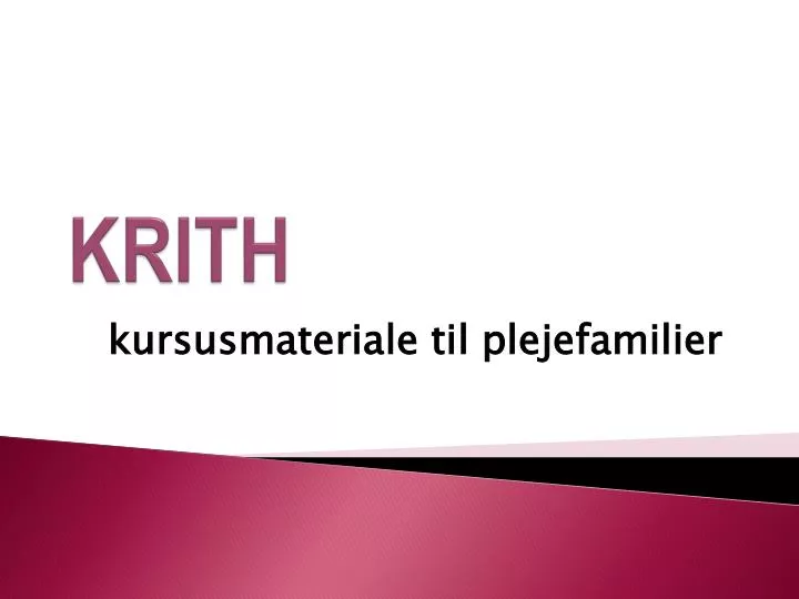 krith
