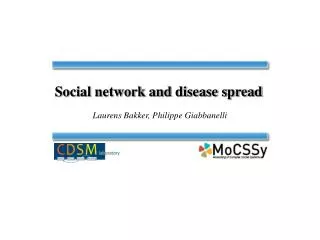 Social network and disease spread