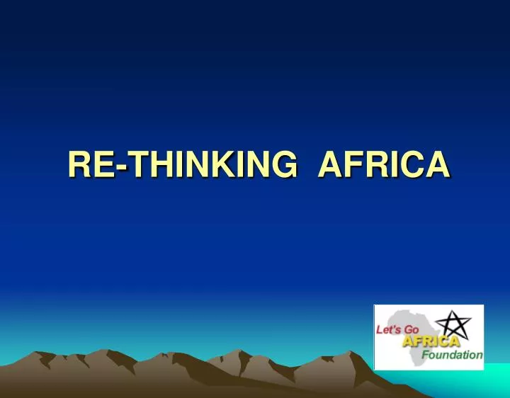 re thinking africa