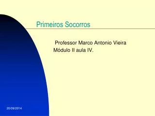 primeiros socorros