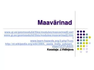 maav rinad