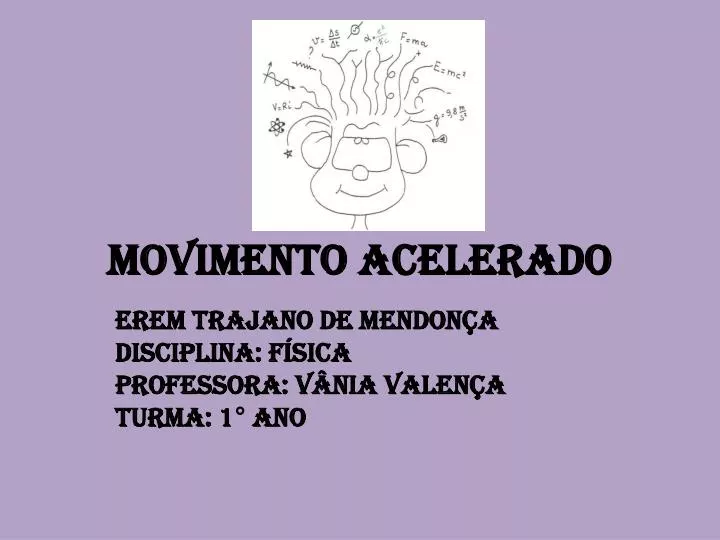 movimento acelerado