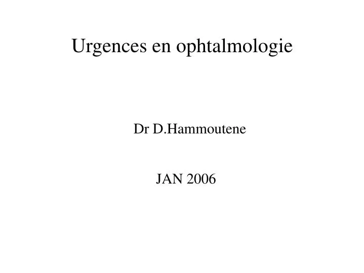 dr d hammoutene jan 2006