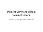 Incident Command System Training Scenario - slide 1