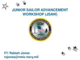 JUNIOR SAILOR ADVANCEMENT WORKSHOP (JSAW)