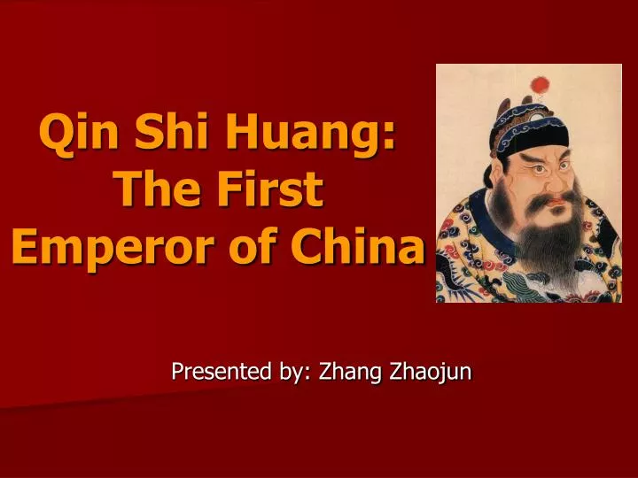 qin shi huang the first emperor of china