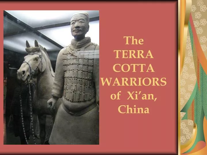 the terra cotta warriors of xi an china