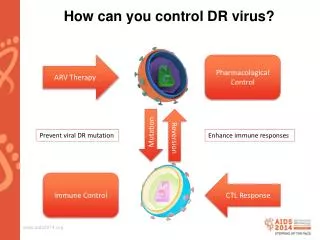 How can you control DR virus?