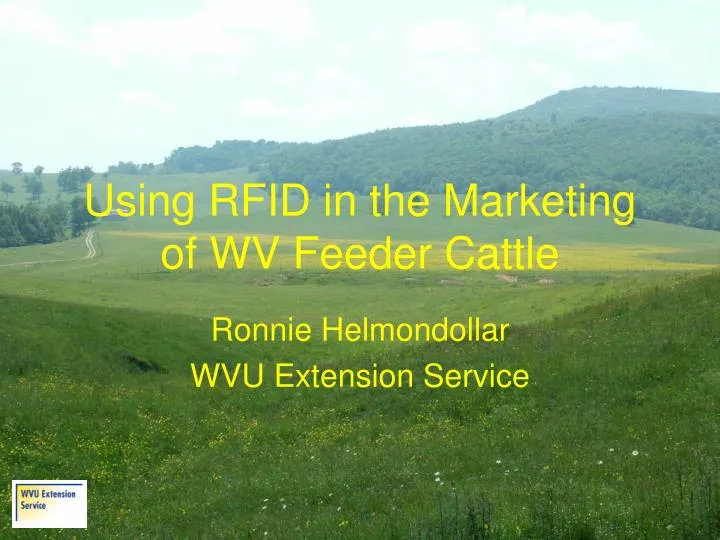 using rfid in the marketing of wv feeder cattle