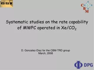 Systematic studies on the rate capability of MWPC operated in Xe/CO 2
