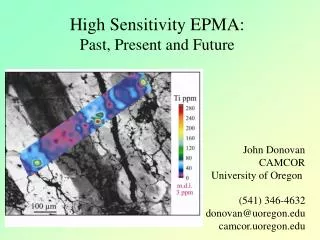 High Sensitivity EPMA: Past, Present and Future