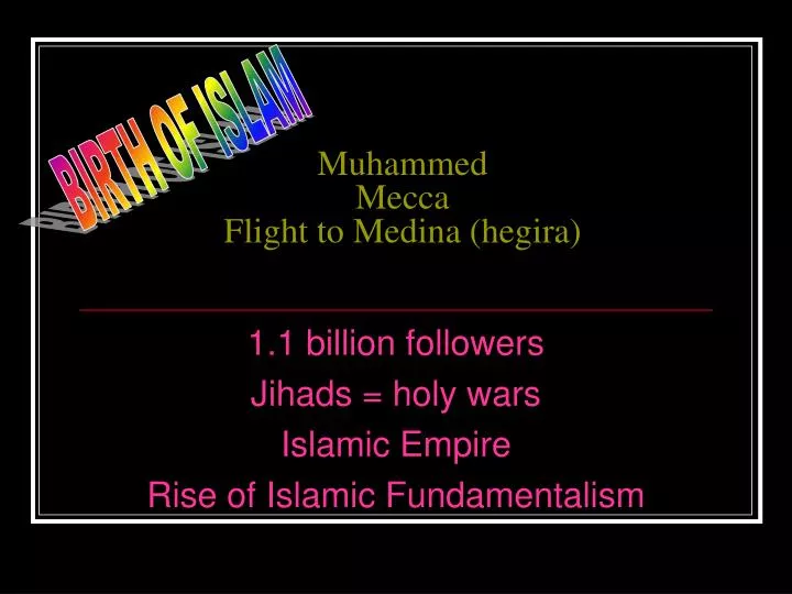 muhammed mecca flight to medina hegira