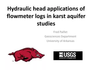 Hydraulic head applications of flowmeter logs in karst aquifer studies